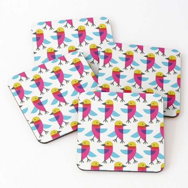 Item preview, Standing Retro Bird Fun Pattern designed and sold by Farissa Designs.