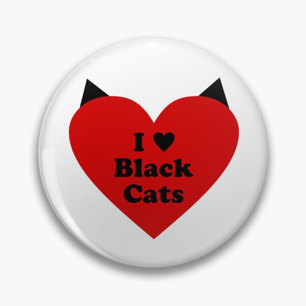 Item preview, I Heart Black Cats • I Love Black Cats designed and sold by MannyShop.