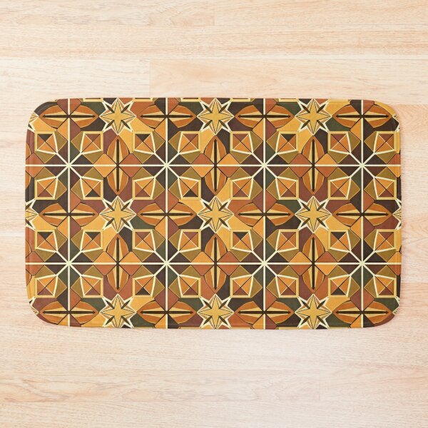 Item preview, Geometric Pattern Earth Colors with Mustard designed and sold by Ciervo Primavera.