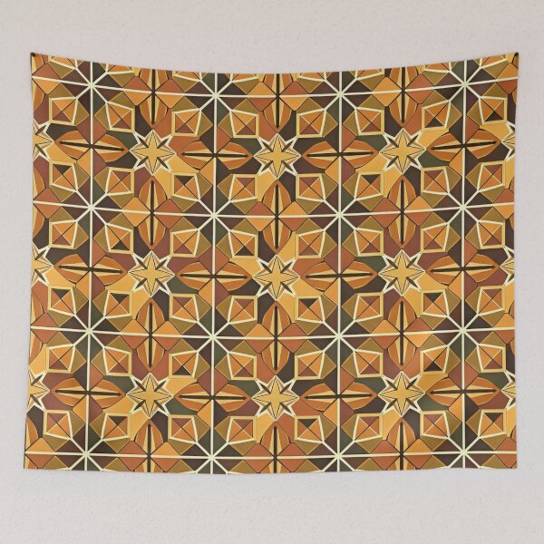 Item preview, Geometric Pattern Earth Colors with Mustard designed and sold by Ciervo Primavera.