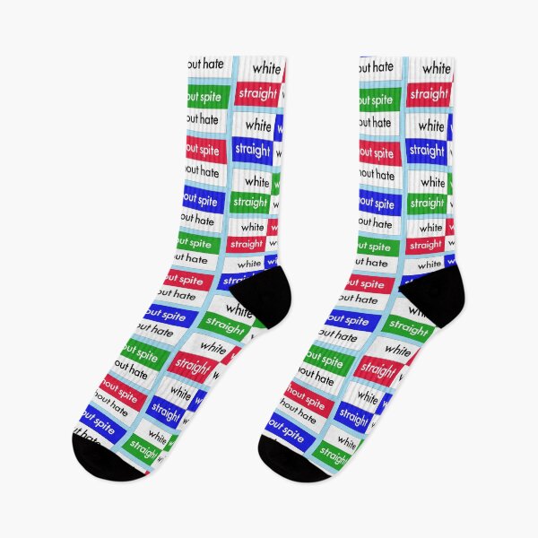 Item preview, white without spite, straight without hate, multicolor version designed and sold by mntimg.