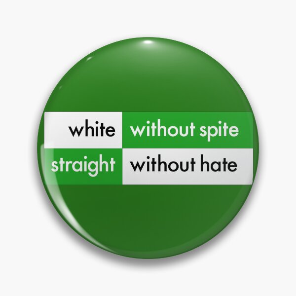 Item preview, white without spite, straight without hate, green version designed and sold by mntimg.