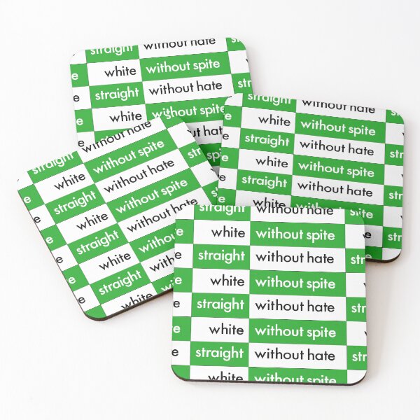 Item preview, white without spite, straight without hate, green version designed and sold by mntimg.