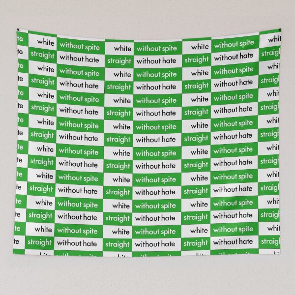 Item preview, white without spite, straight without hate, green version designed and sold by mntimg.