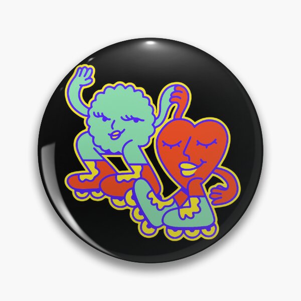 Item preview, two rollerblading girls designed and sold by marias designs.