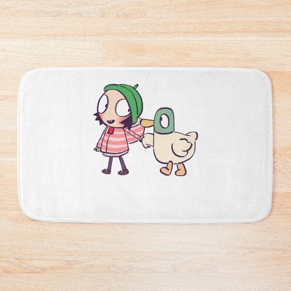 Item preview, Little Cartoon Duck Her and Cute Girl Vintage Friend Pet designed and sold by WittEstella86.