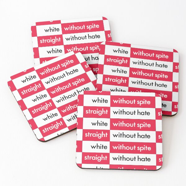 Item preview, white without spite, straight without hate, red version designed and sold by mntimg.