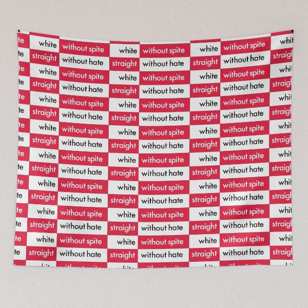 Item preview, white without spite, straight without hate, red version designed and sold by mntimg.