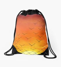 Sunset Escape Drawstring Bag