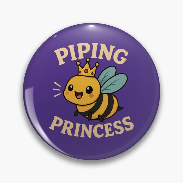 Item preview, Piping Princess – Cute Queen Bee Signal for Beekeepers designed and sold by jglobal360.