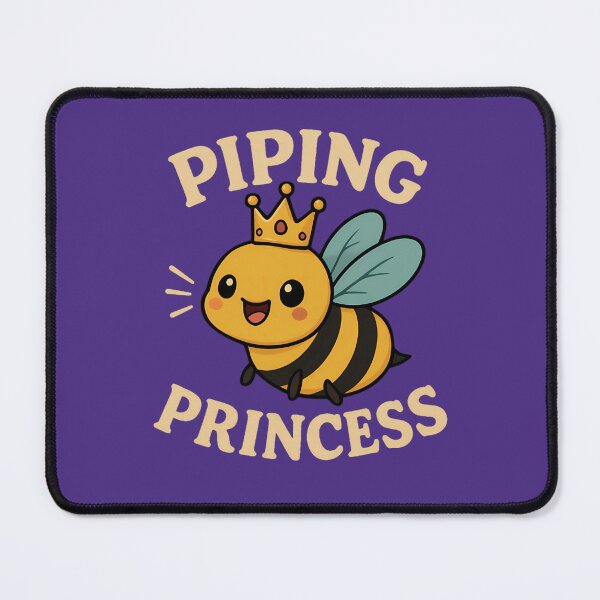 Item preview, Piping Princess – Cute Queen Bee Signal for Beekeepers designed and sold by jglobal360.