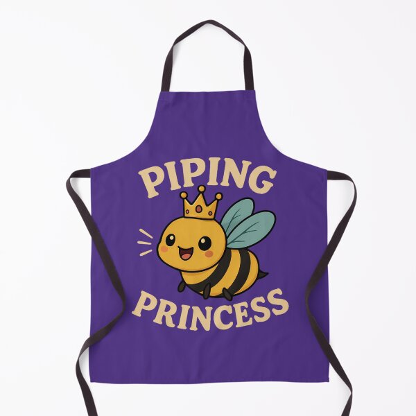 Item preview, Piping Princess – Cute Queen Bee Signal for Beekeepers designed and sold by jglobal360.