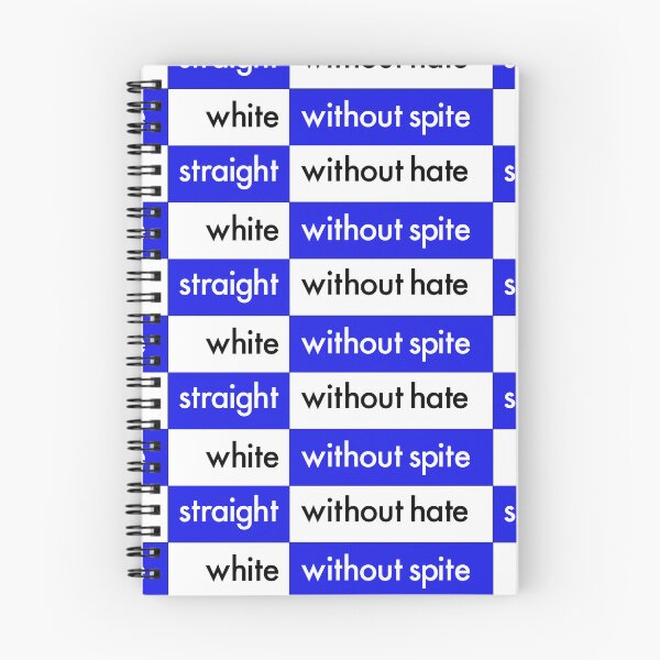 Item preview, white without spite, straight without hate, blue version designed and sold by mntimg.