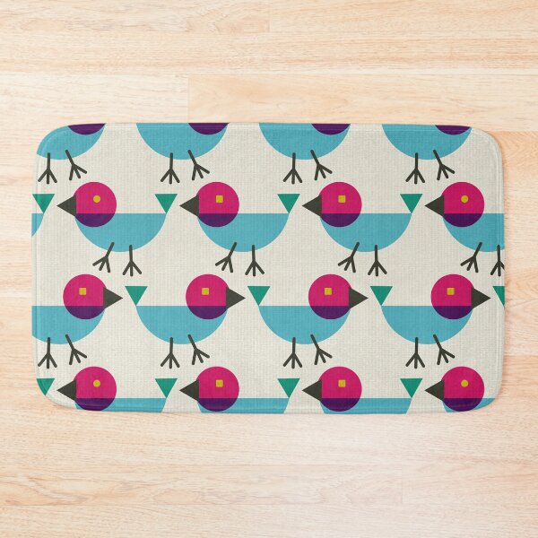 Item preview, Retro Sweet Little Birds Pattern designed and sold by Farissa Designs.