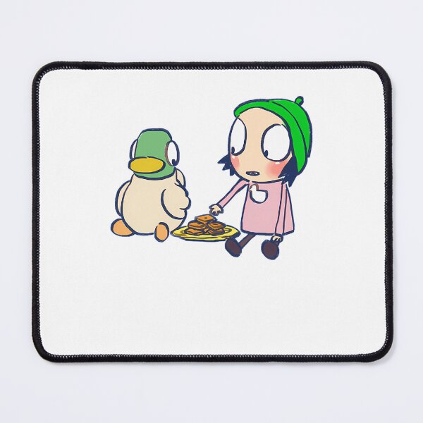 Item preview, Cute Little Girl Vintage Duck Her Pet and Cartoon Friend designed and sold by WittEstella86.