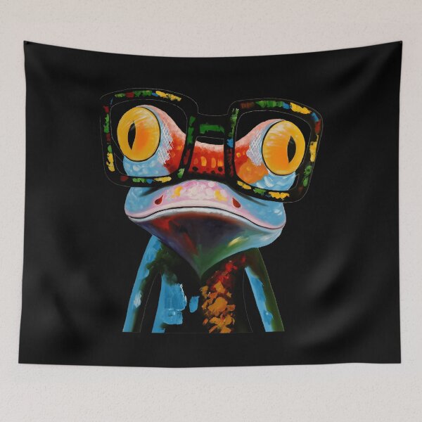 Item preview,  Hipster Frog Nerd Glasses designed and sold by LouisFashionsB.