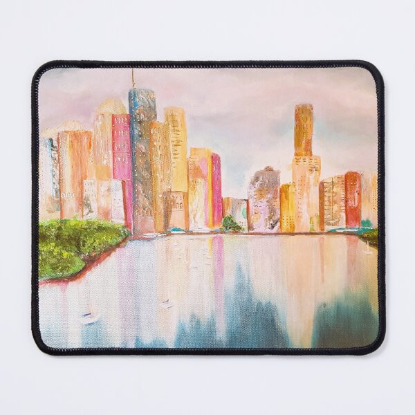 Item preview, Brisbane City skyscape designed and sold by Zulieka.