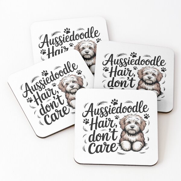 Item preview, Aussiedoodle Hair, Don’t Care | Funny Dog Lover Saying for Aussiedoodle Owners designed and sold by CuteDesignables.