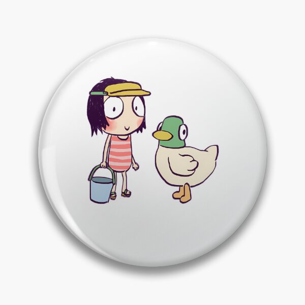 Item preview, Vintage Friend Little Girl Her Pet Cute and Duck Cartoon designed and sold by WittEstella86.