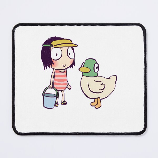Item preview, Vintage Friend Little Girl Her Pet Cute and Duck Cartoon designed and sold by WittEstella86.