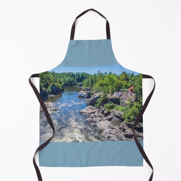 Item preview, St. Croix River with Taylors Falls Queen and Taylors Falls Princess Riverboats with River Rock Patio designed and sold by LINDA MCKUSICK.
