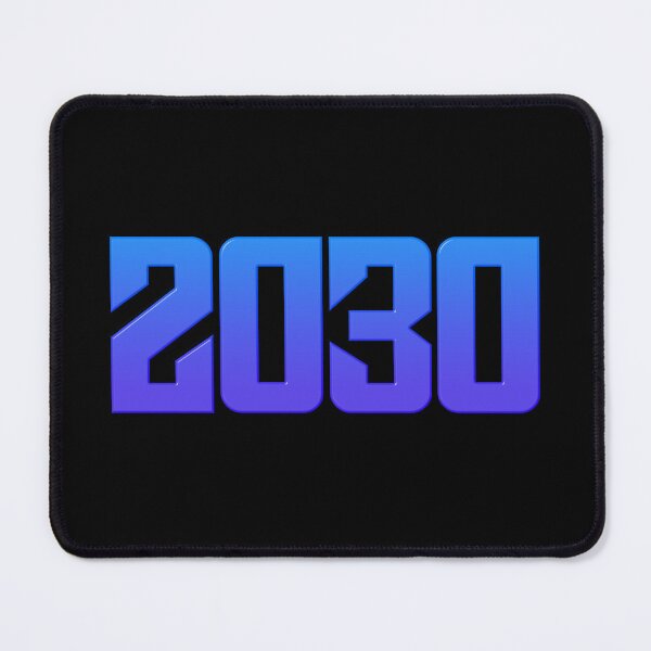 Item preview, 2030, Epic Blue Typography  designed and sold by Memes N Lore .
