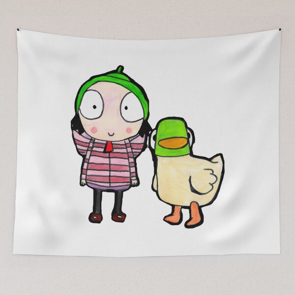 Item preview, Vintage Cute Cartoon Her Duck Girl Friend Pet Little and designed and sold by WittEstella86.