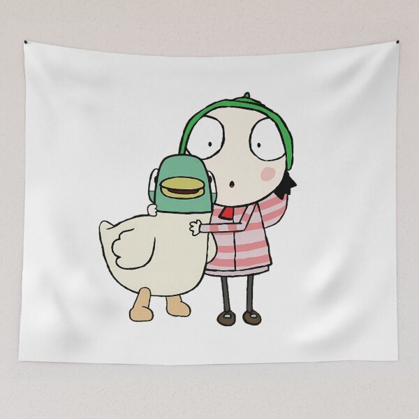 Item preview, and Pet Cartoon Her Girl Vintage Friend Duck Cute Little designed and sold by WittEstella86.
