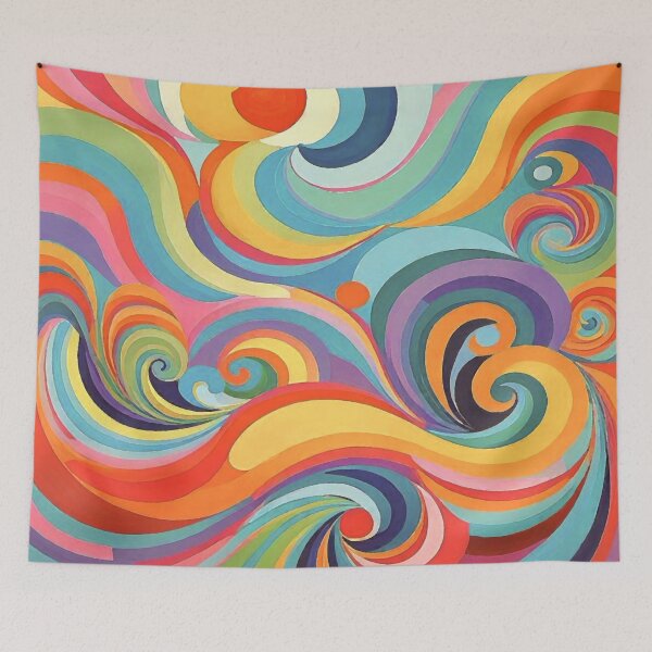 Item preview, Swirling Waves designed and sold by ViaARTfactory.