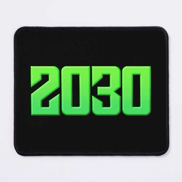 Item preview, 2030, Epic Green Typography designed and sold by Memes N Lore .