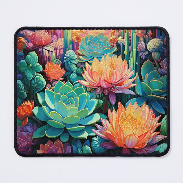 Item preview, Fantasy Succulents And Colorful Cactus Garden Exotic Art designed and sold by DEC02.