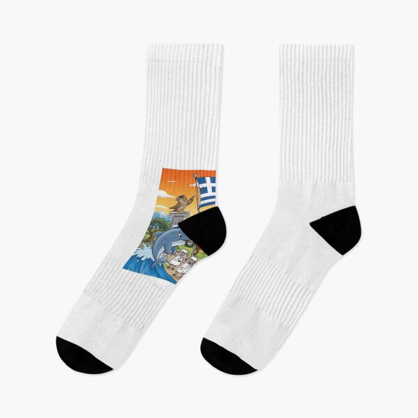 Item preview, Greak Flag with Animals designed and sold by Barnsey.