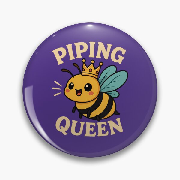 Item preview, Piping Queen – Cute Queen Bee Signal for Beekeepers designed and sold by jglobal360.