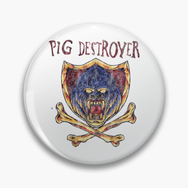 Item preview, Birthday Gifts Idea Scary Crossbones Brown Head Vintage Outfit Men Pig Destroyer designed and sold by AnneGros.