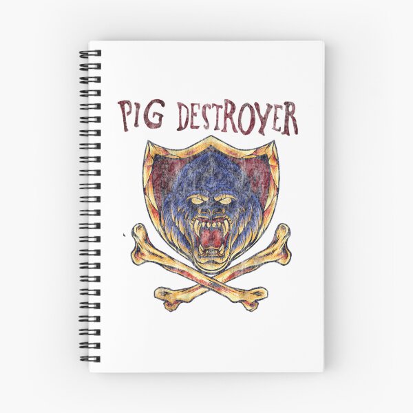 Item preview, Birthday Gifts Idea Scary Crossbones Brown Head Vintage Outfit Men Pig Destroyer designed and sold by AnneGros.