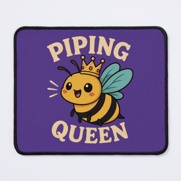 Item preview, Piping Queen – Cute Queen Bee Signal for Beekeepers designed and sold by jglobal360.