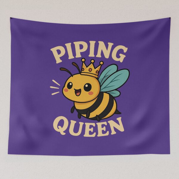 Item preview, Piping Queen – Cute Queen Bee Signal for Beekeepers designed and sold by jglobal360.