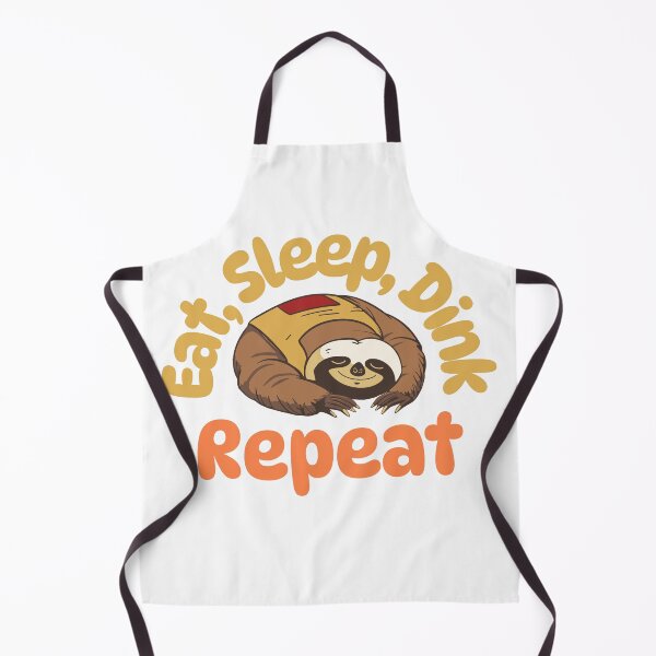 Item preview, Eat, Sleep, Dink, Repeat Sloth designed and sold by PatchyPrints.