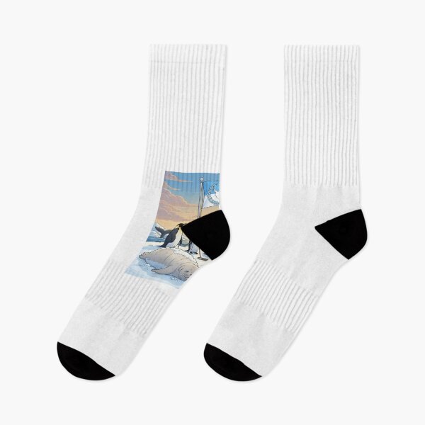 Item preview, Antartica Flag with Animals designed and sold by Barnsey.