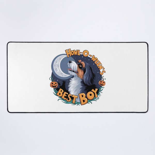 Item preview, Howl-o-ween’s Best Boy | Funny Halloween Bernedoodle Dog Lover designed and sold by CuteDesignables.