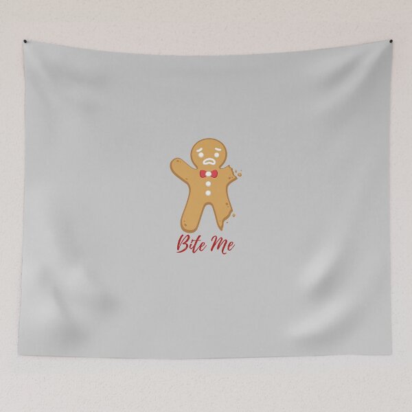 Item preview, Bite Me - Aesthetic - Humor - Christmas Design  designed and sold by PureJoyPrints.