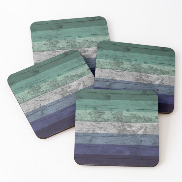 Item preview, Male Gay Pride Rainbow Flag Distressed Wood Grain  designed and sold by TackyTime.