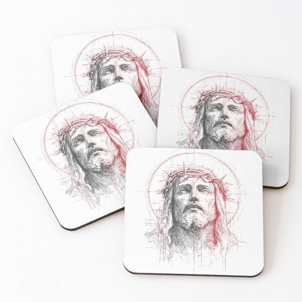Item preview, Jesus Christ of Nazareth in Grunge Metal Gothic Christian Streetwear designed and sold by Blood Washed Apparel.