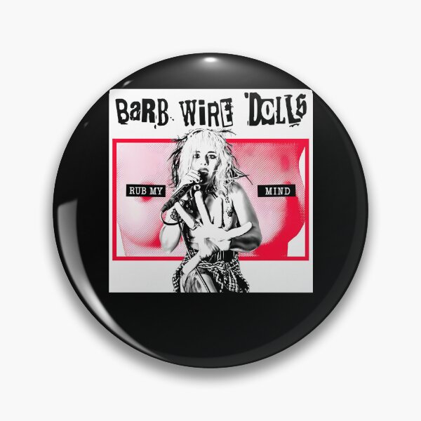 Item preview, Barb Wire Dolls Rub My Mind designed and sold by AnneGros.