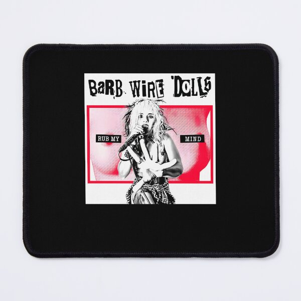 Item preview, Barb Wire Dolls Rub My Mind designed and sold by AnneGros.