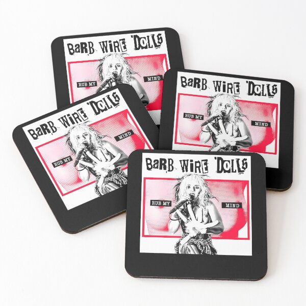 Item preview, Barb Wire Dolls Rub My Mind designed and sold by AnneGros.