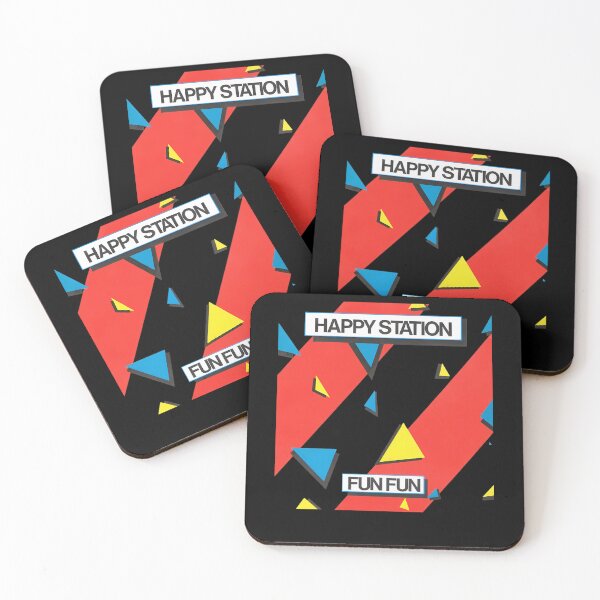 Item preview, Happy Station - Fun Fun Italo Disco Band designed and sold by AnneGros.