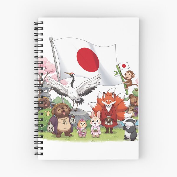 Item preview, Japenese Flag with animals designed and sold by Barnsey.