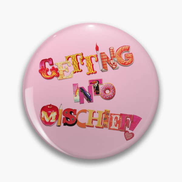 Item preview, Getting Into Mischief Collaged Text designed and sold by TussockMoss.
