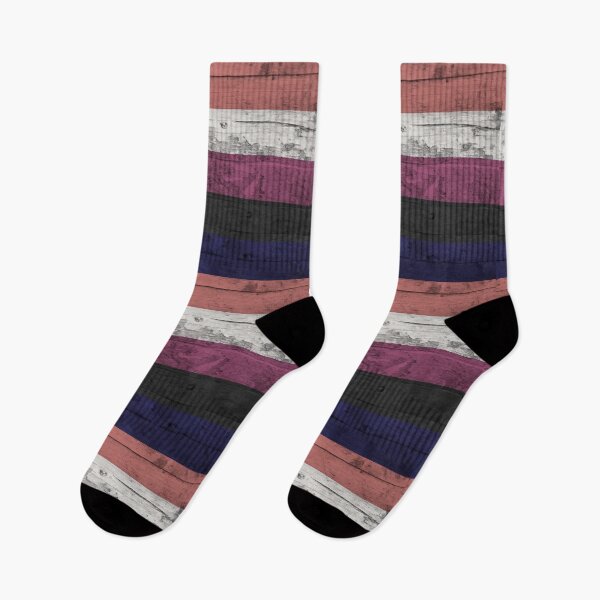 Item preview, Gender Fluid Pride Rainbow Flag Distressed Wood Grain  designed and sold by TackyTime.